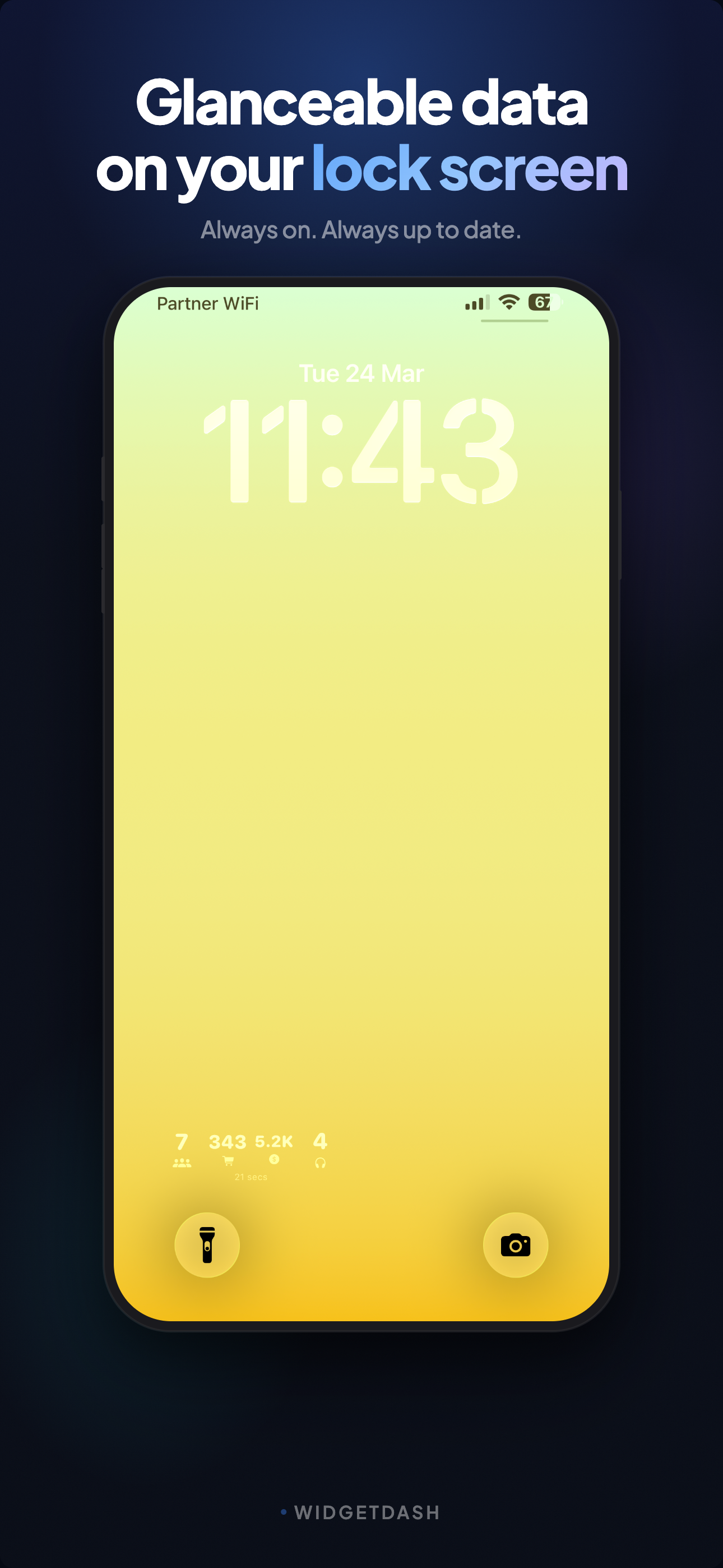 Lock Screen widget
